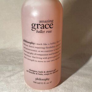 Philosophy Amazing Grace Ballet Rose Shampoo,  Bath  &  Shower Gel  1L size!